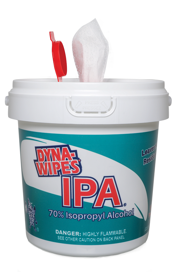 DYNA-WIPES IPA® 120 ct Tub